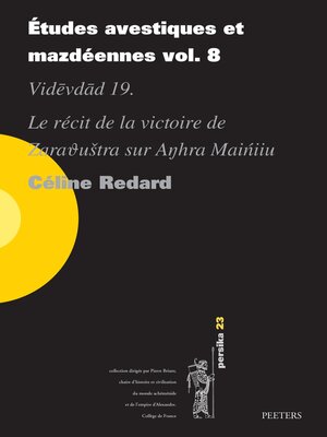 cover image of Etudes avestiques et mazdeennes Volume 8